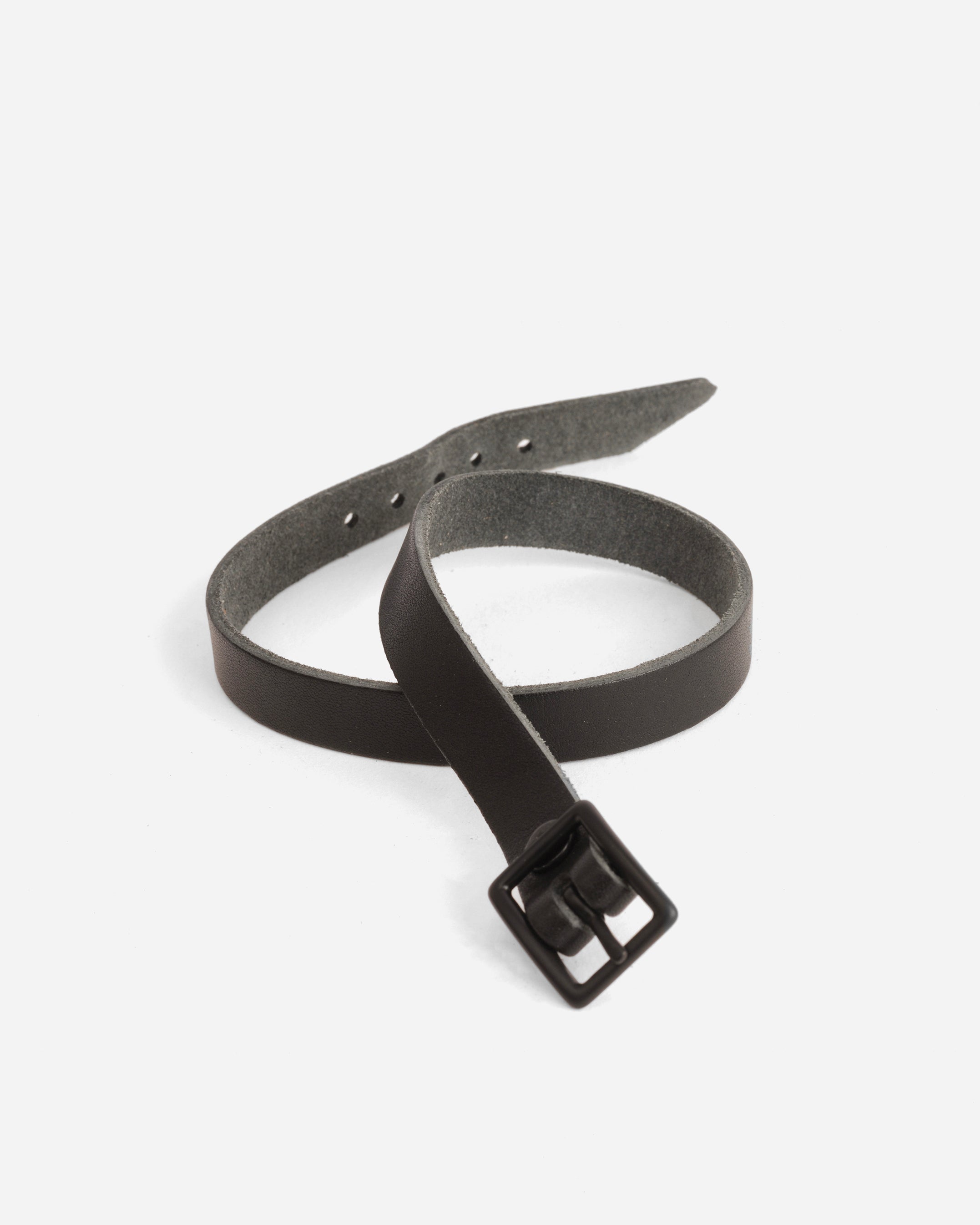 Double Wrap Leather Bracelet - Black