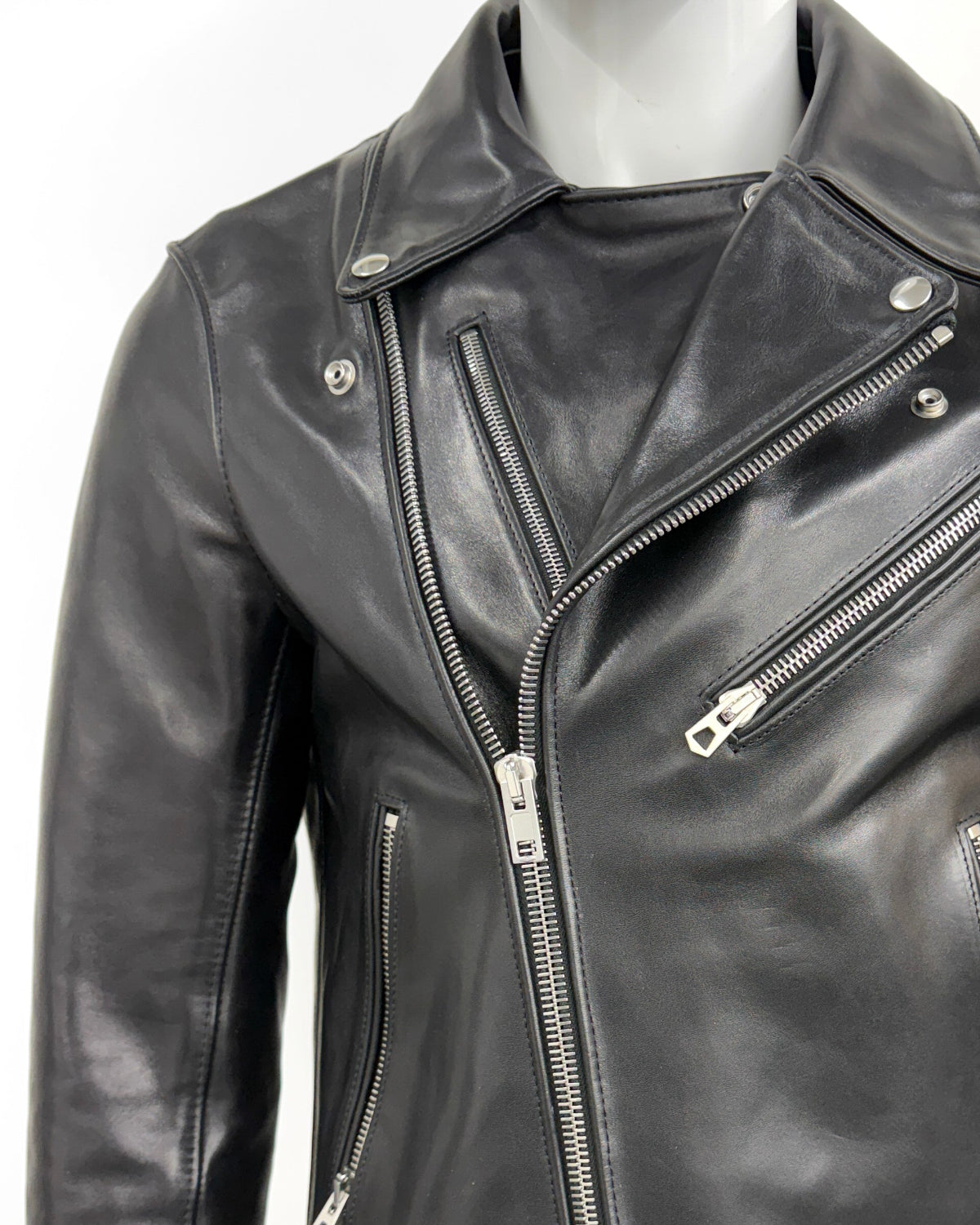 6226 Leather Riders Jacket in Black Horween Horsehide