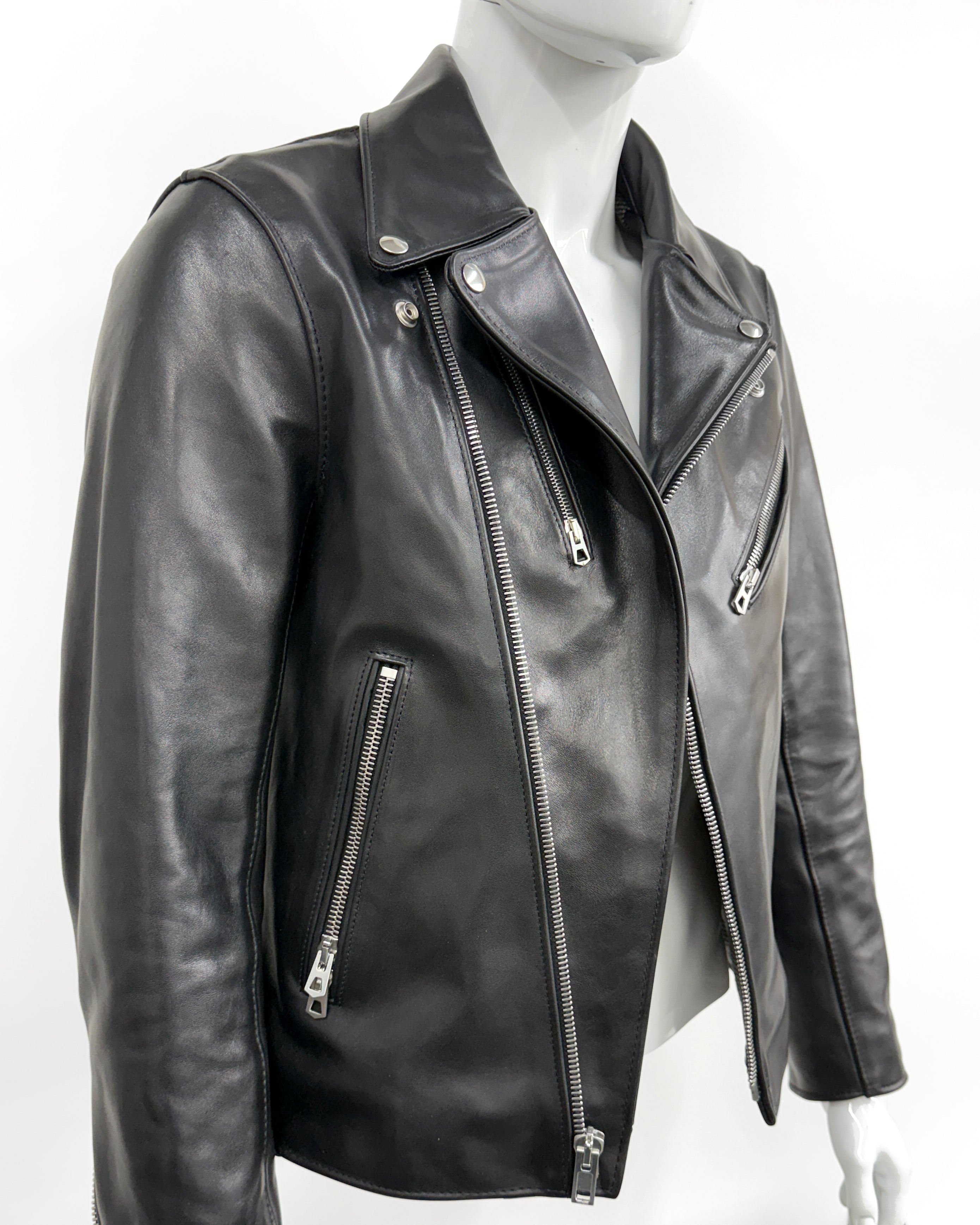 6226 Leather Riders Jacket in Black Horween Horsehide