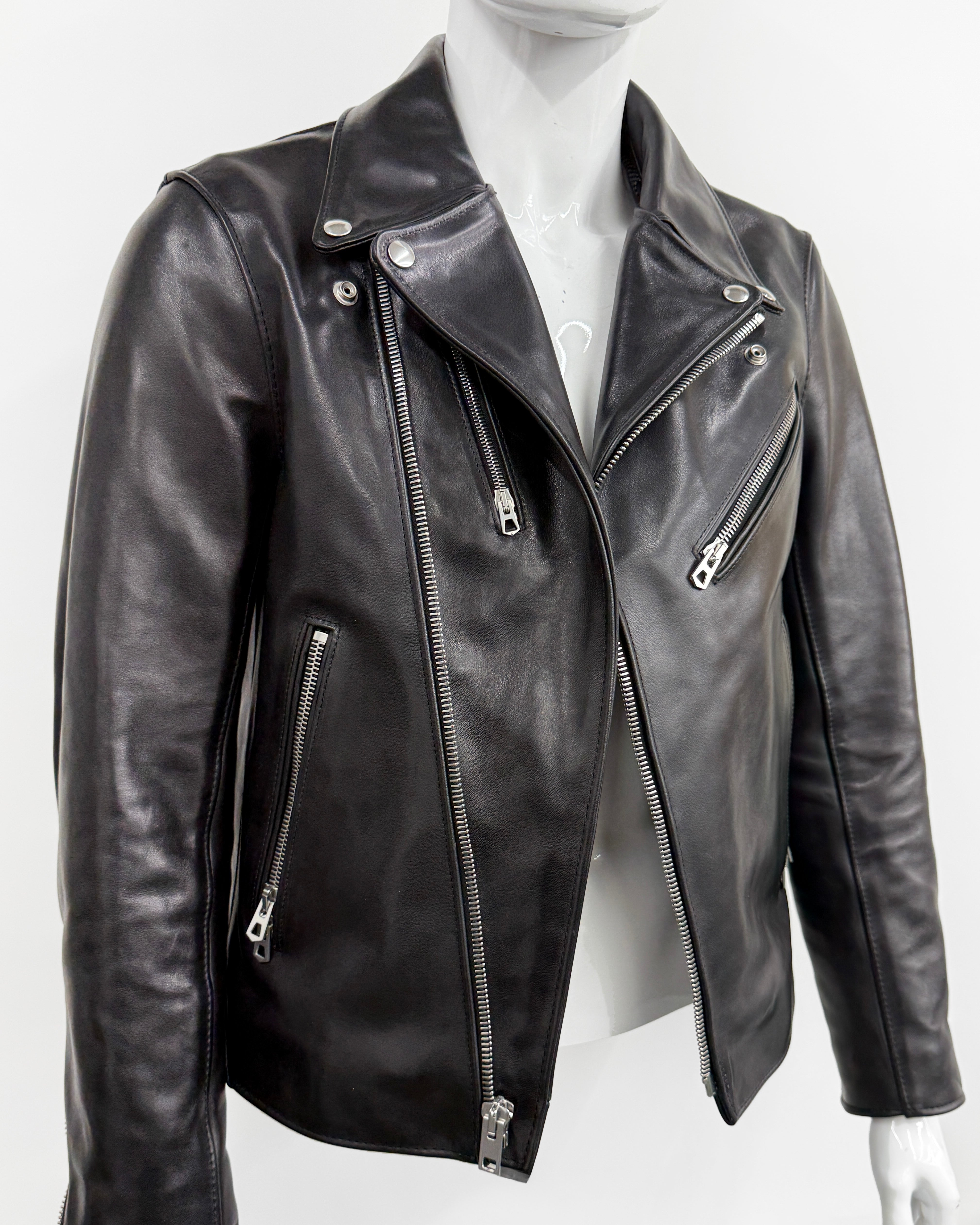 6226 Leather Riders Jacket in Black Horween Horsehide