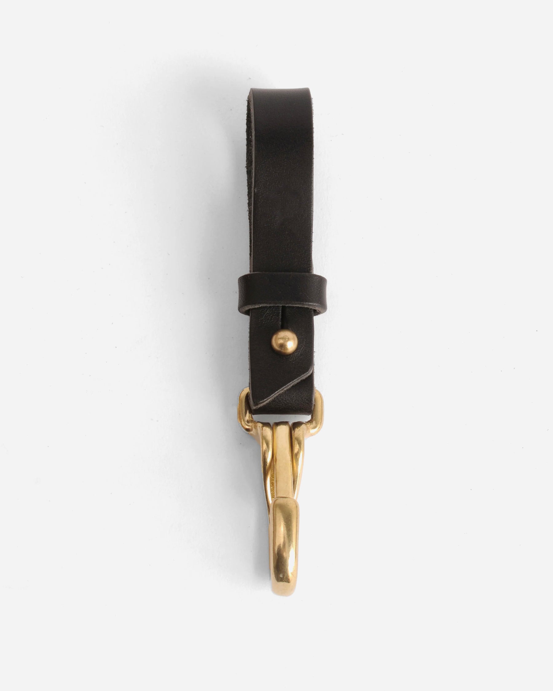 Key Hook - Black - Brass