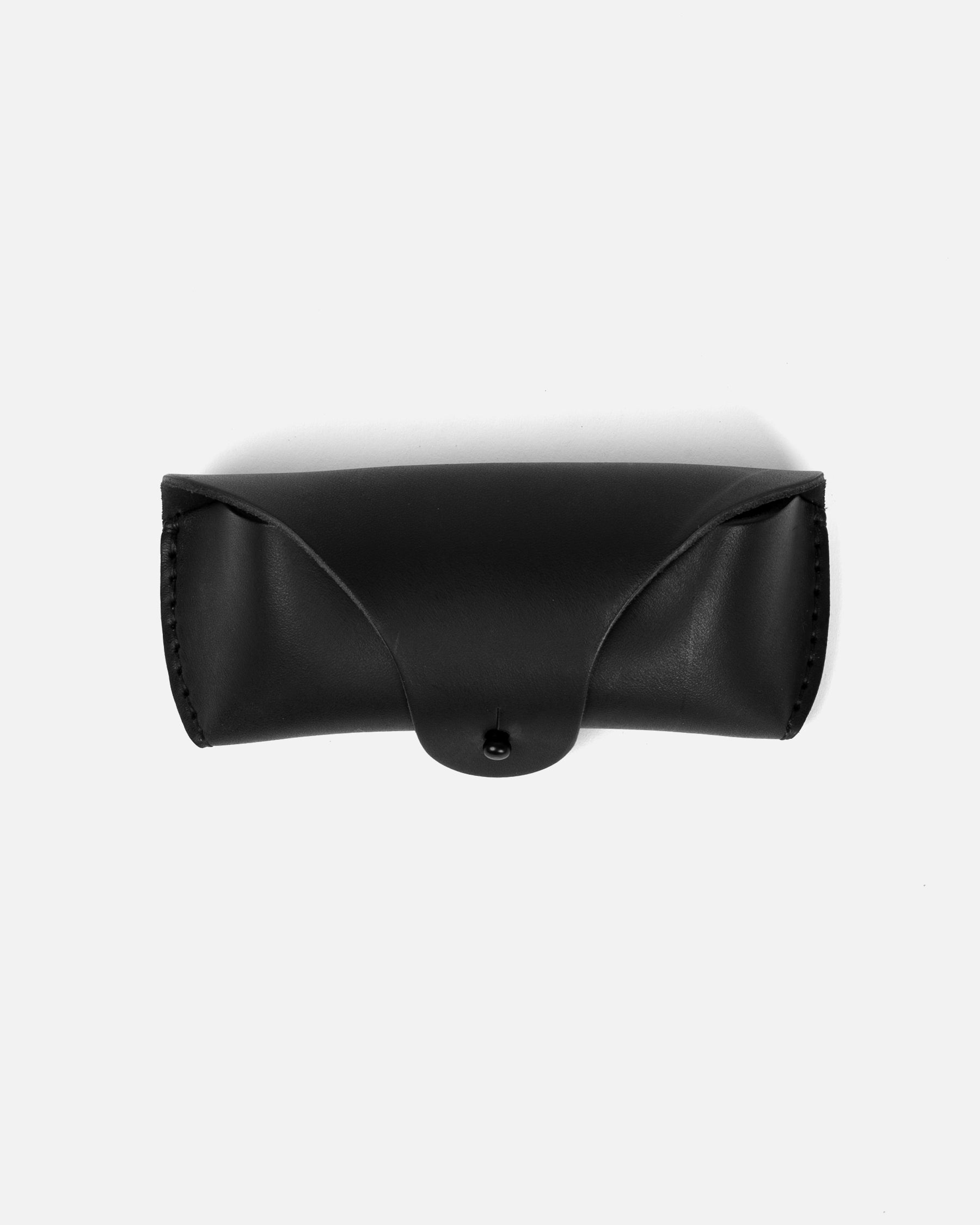 Leather Eyeglass Case black