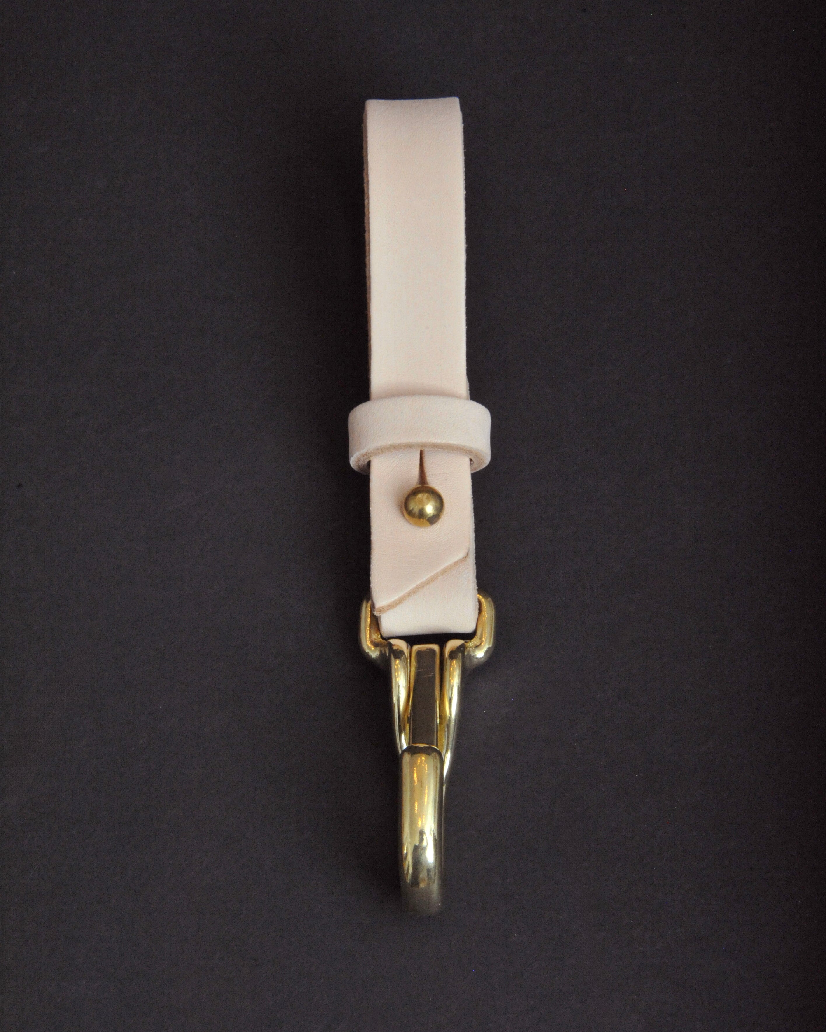 Key Hook - Natural - Brass