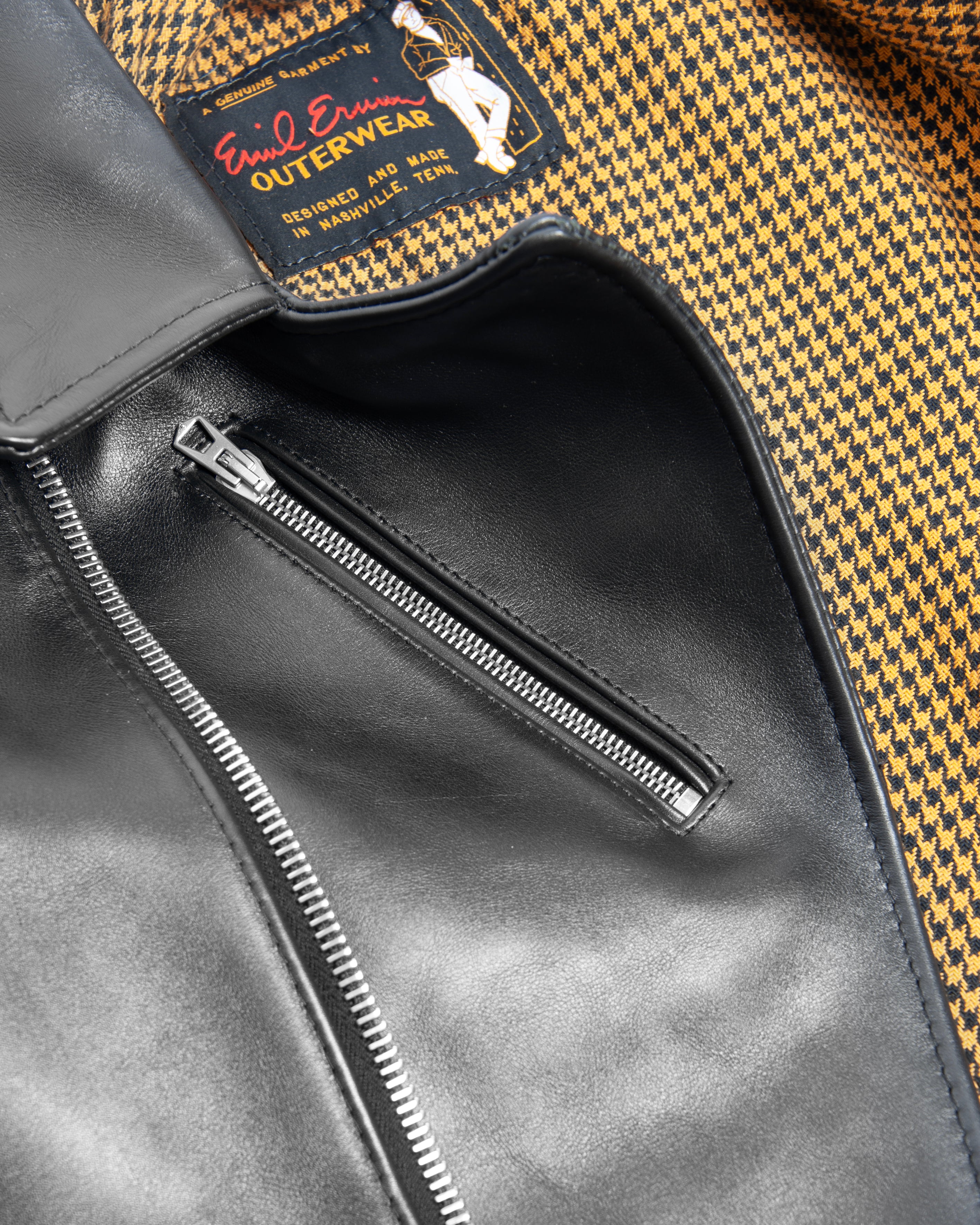 Pre-Order 1/2 Deposit - 6226 Leather Riders Jacket in Black Calf