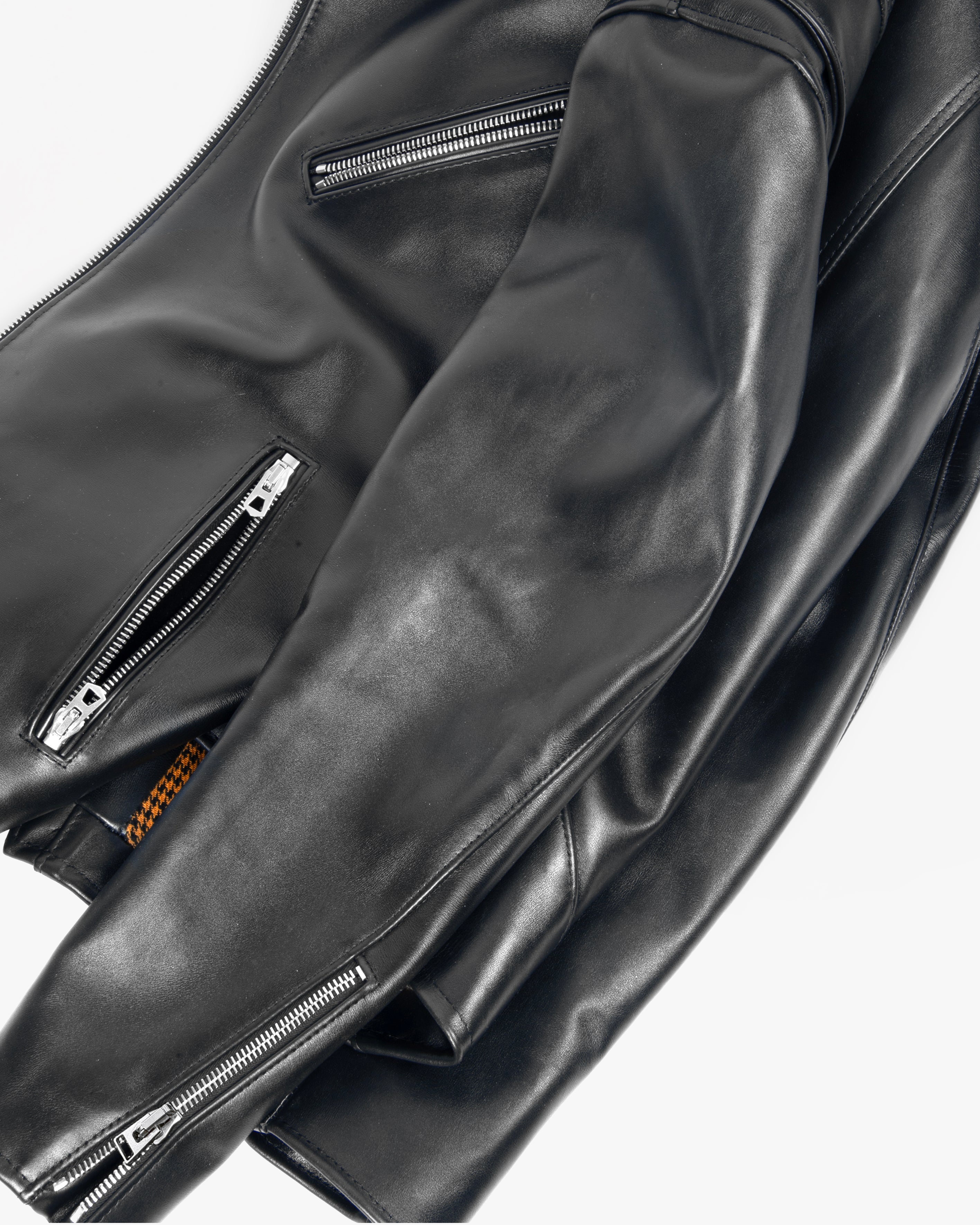 Pre-Order 1/2 Deposit - 6226 Leather Riders Jacket in Black Calf