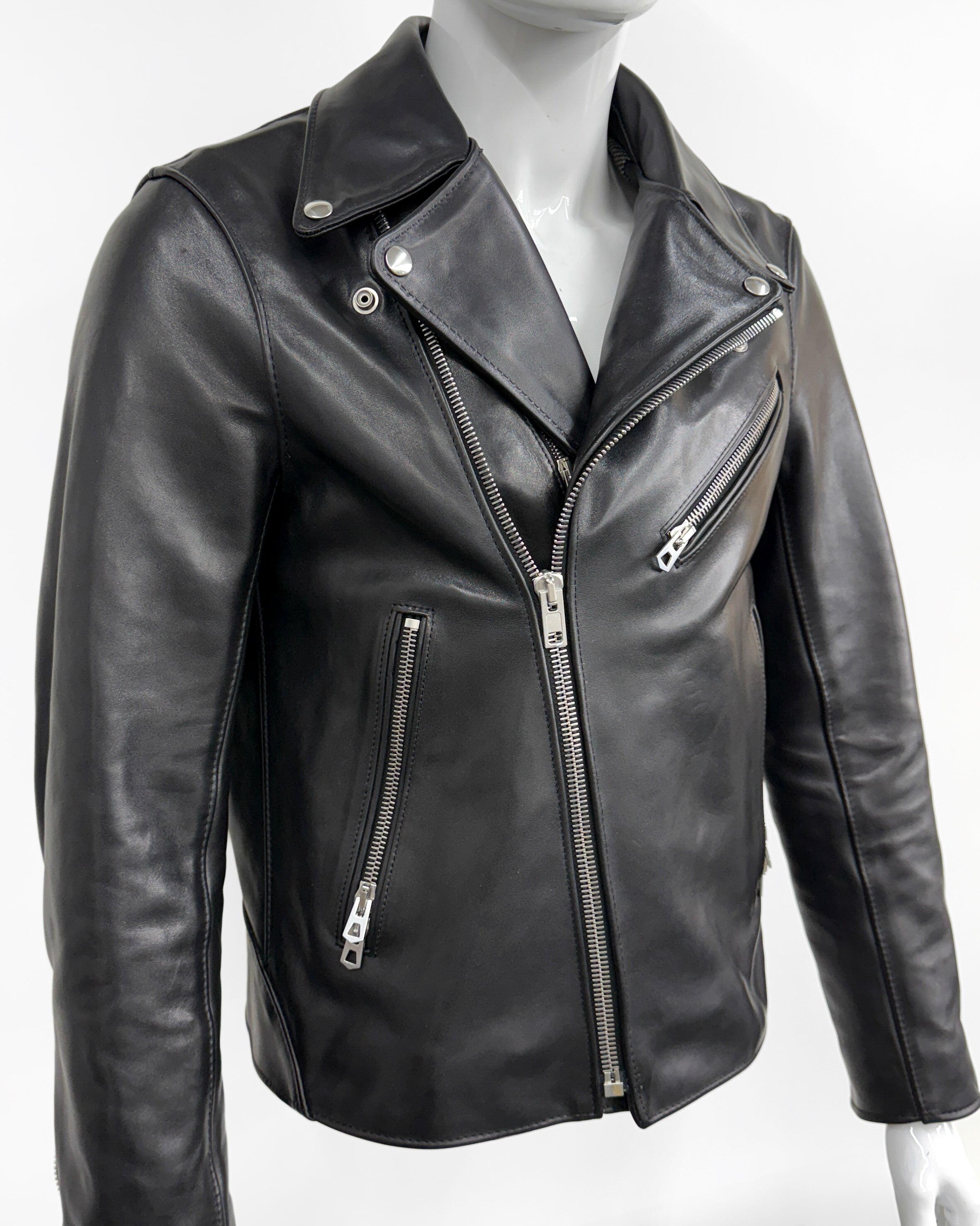 6226 Leather Riders Jacket in Black Horween Horsehide