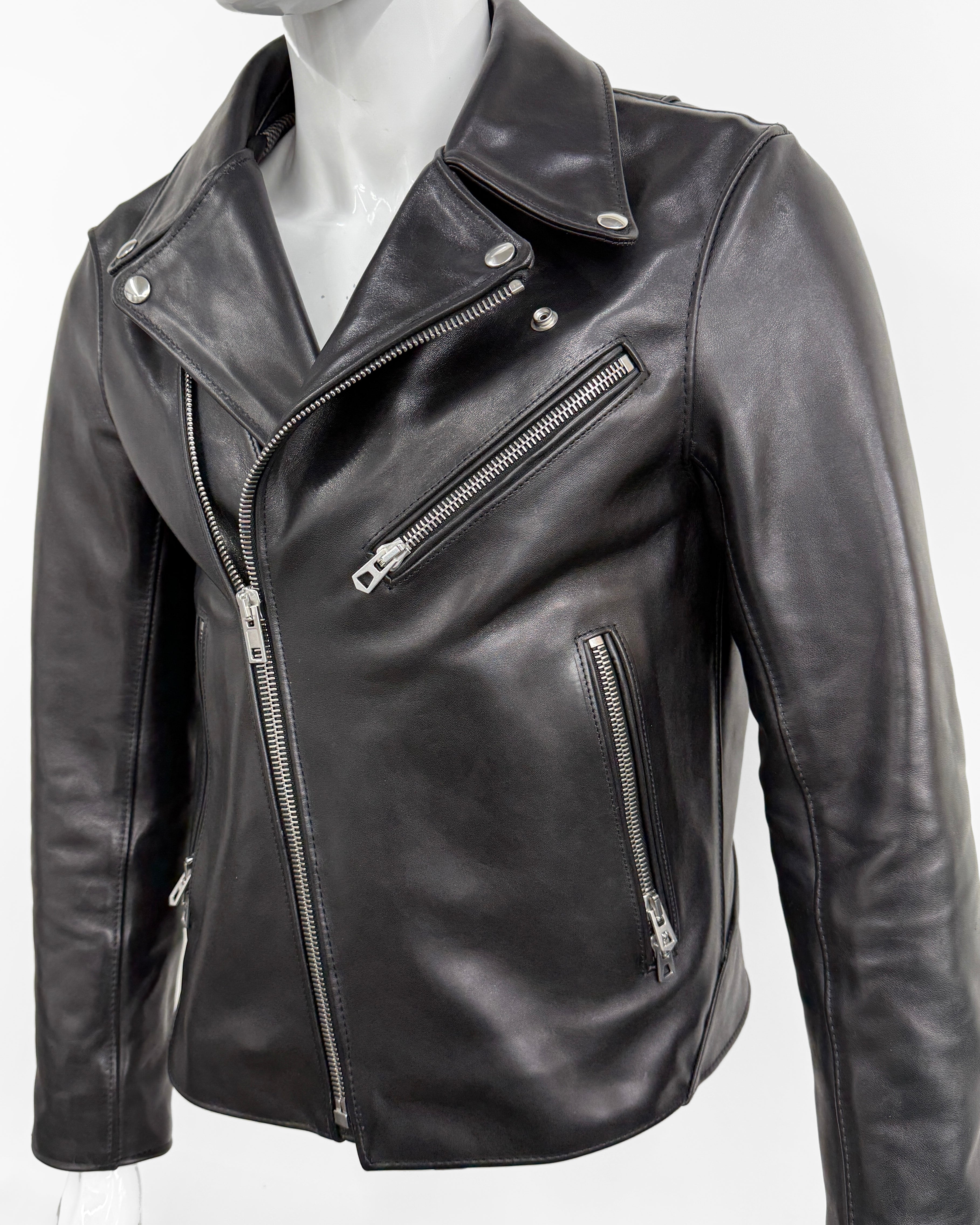 6226 Leather Riders Jacket in Black Horween Horsehide
