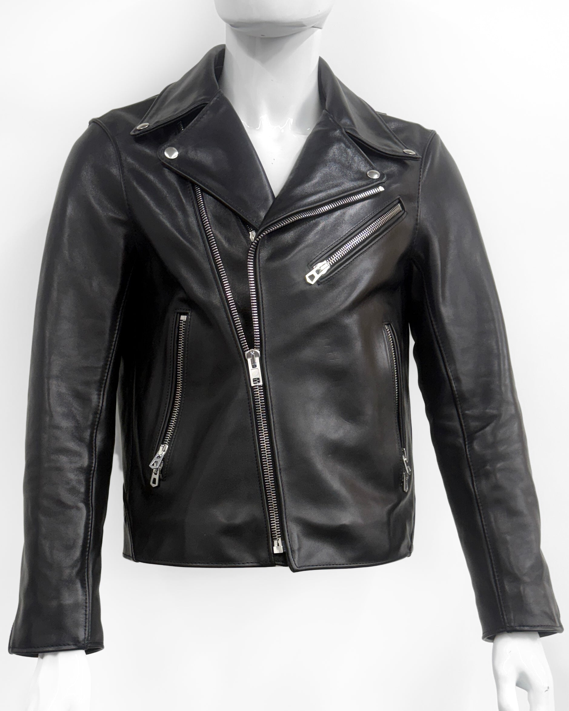 6226 Leather Riders Jacket in Black Horween Horsehide