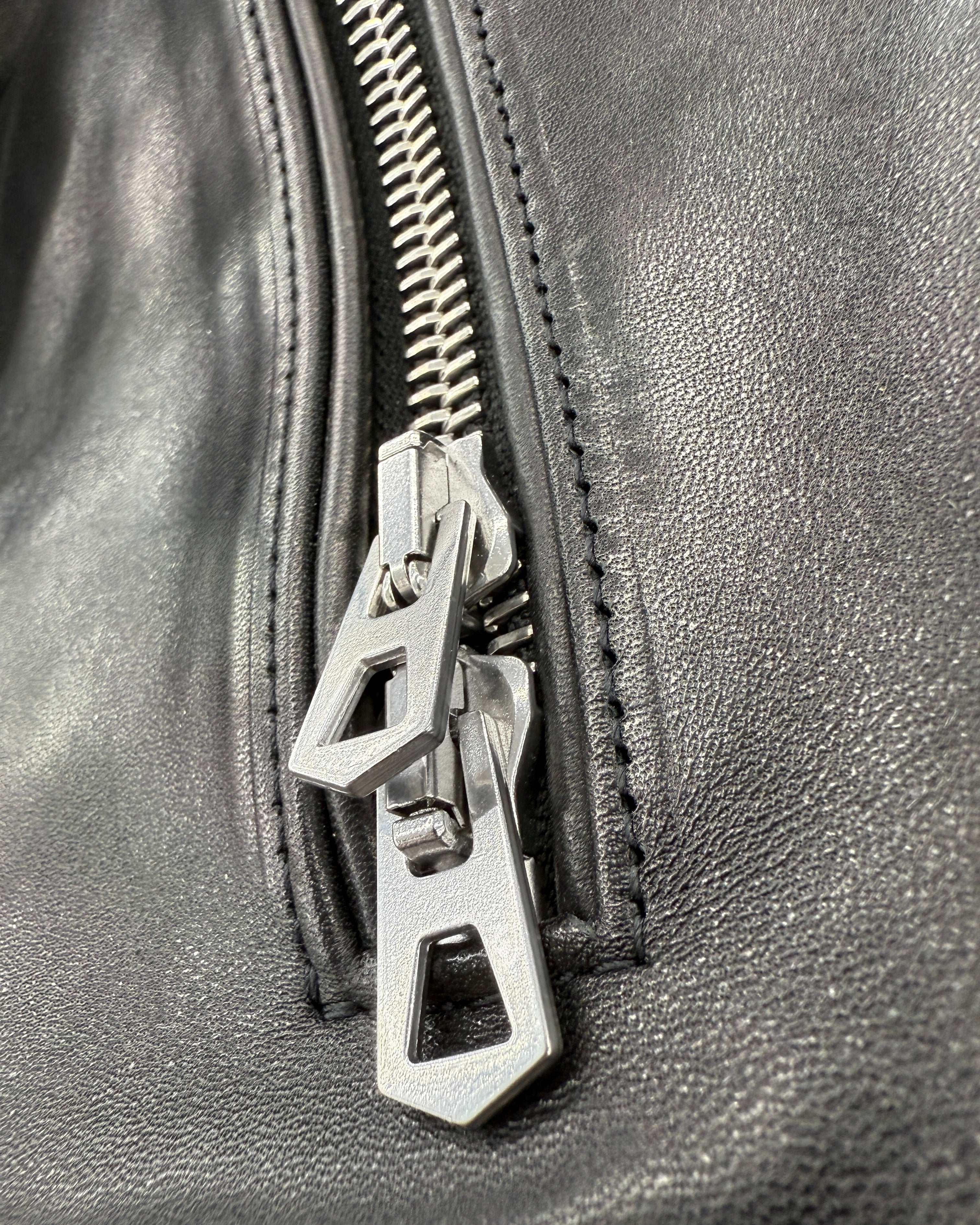 6226 Leather Riders Jacket in Black Horween Horsehide