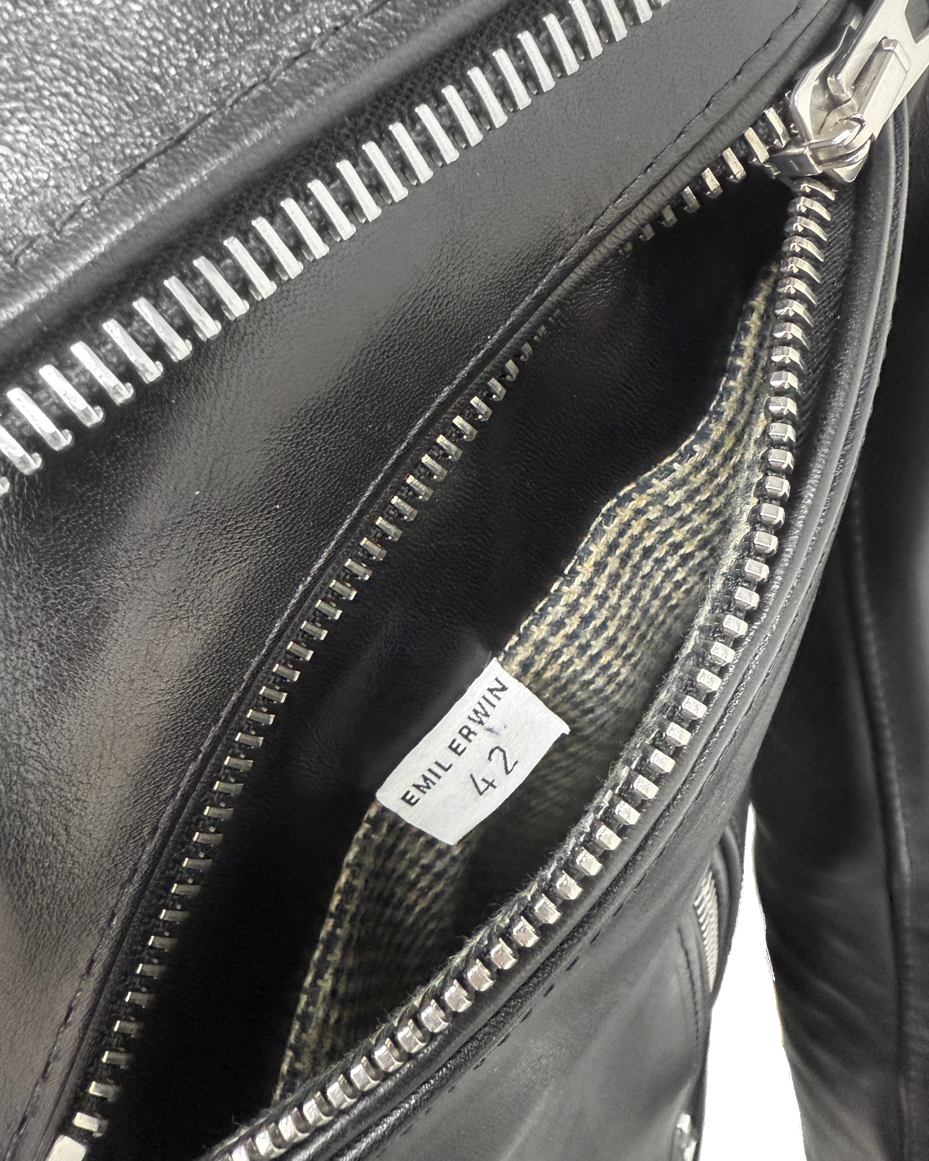 6226 Leather Riders Jacket in Black Horween Horsehide