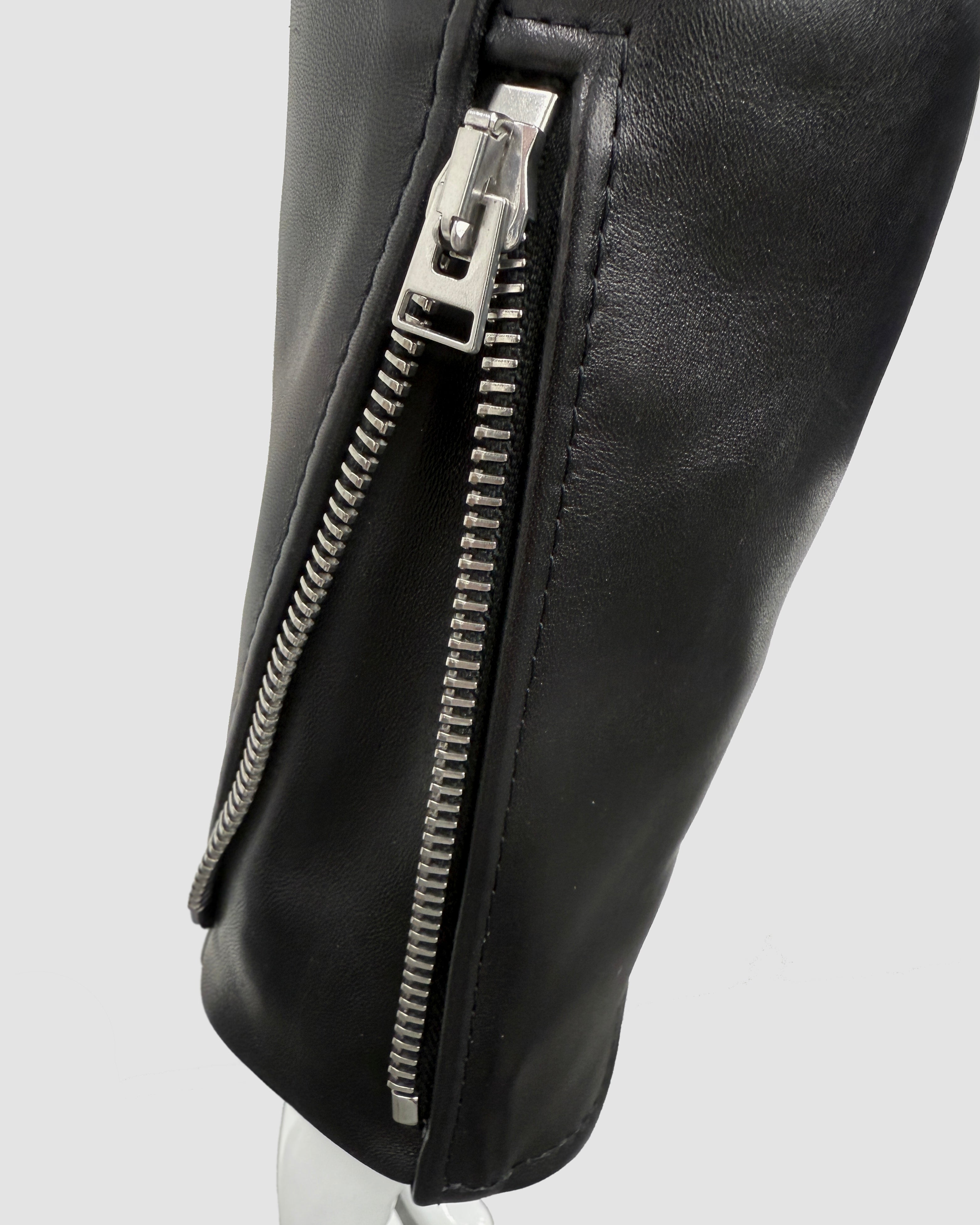 6226 Leather Riders Jacket in Black Horween Horsehide